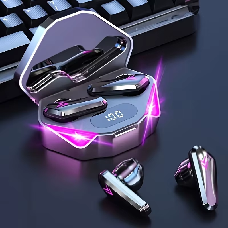 X15 TWS Wireless Bluetooth Earbuds with LED Display - Ultimate Gaming and Music Experience with Mic